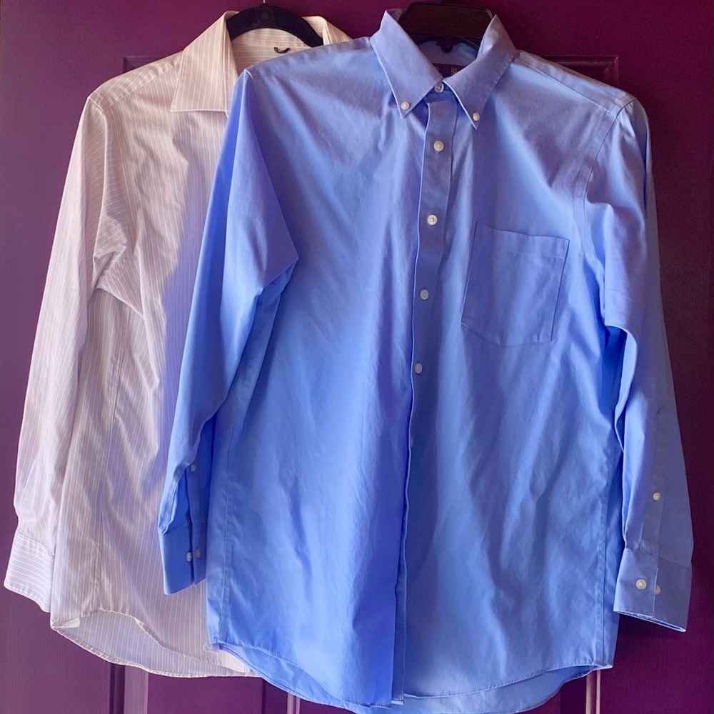 Kenneth Cole M Dress Shirts x 2